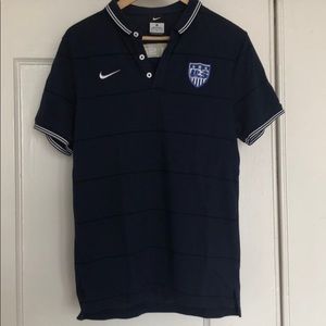 Men’s US soccer collared t-shirt